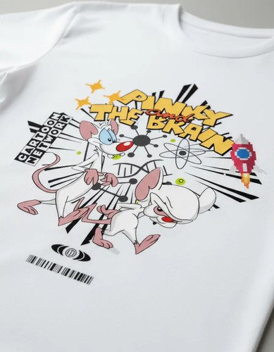 D_739437-MLM95870859825_102025-O.jpg Playera De Pinky Y Cerebro De Los 90s Unisex