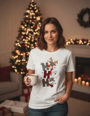 D_740292-MLM94130337540_102025-O.jpg Playera Navidad Ho Ho Ho