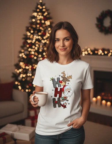 D_740292-MLM94130337540_102025-O.jpg Playera Navidad Ho Ho Ho