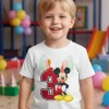 Playera Mickey Mouse Numeros Del 1 Al 10 Cumpleaños Infantil