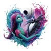 D_742700-MLM79203188058_092024-O.jpg Playera Jack Y Sally Halloween Unisex