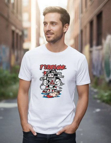 D_748452-MLA107746595811_022026-O.jpg Playera Consola Portátil Retro Gamer Unisex Clásicos 90s