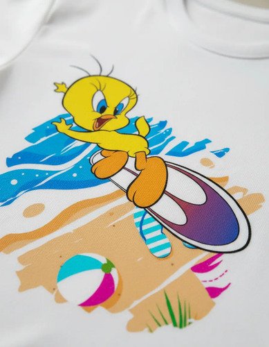 D_749516-MLM93661840281_092025-O.jpg Playera Infantil Looney Tunes Varios Personajes Y Variantes