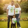 Kit Familiar 3 Playeras Personalizadas Cumpleaños Dinosaurio