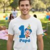 D_750219-MLM93993939021_102025-O.jpg Combo 3 Playeras De Plim Plim Con Gorrito Papa Mama E Hijo