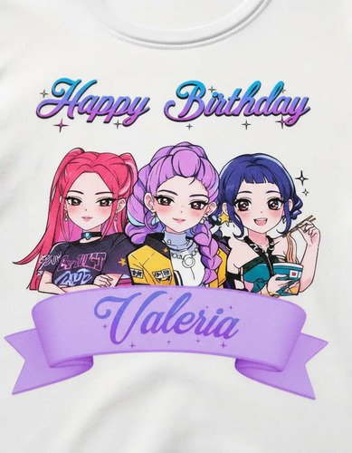 D_750242-MLM93351816364_092025-O.jpg Playera De Huntrix Cumpleaños