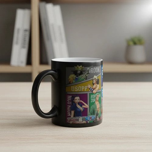 Taza Magica One Piece Personajes 325 Ml Regalo