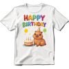Playera Infantil Capibara Happy Birthday