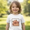 Playera Infantil Capibara Corazones Playera Infantil Capibara Corazones