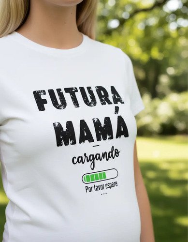 2 Playeras Personalizadas Futuros Papás