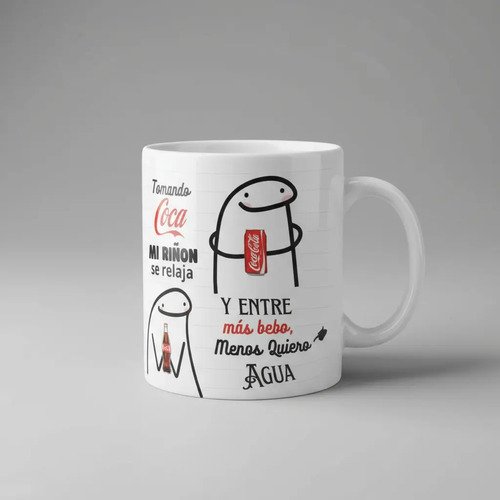 D_764150-MLM93665842144_102025-O.jpg Taza Coca Me Relaja 355 Ml Flork Deformito