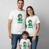 D_766443-MLM104555500772_012026-O.jpg Kit Familiar 3 Playeras Cumpleaños Dinosaurio Personalizado