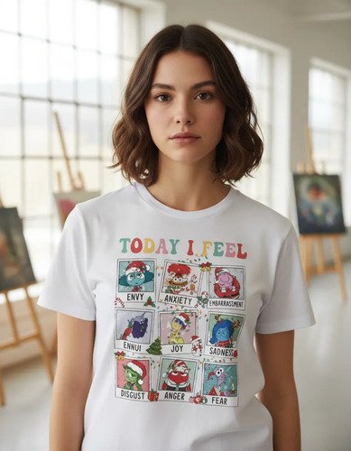 Playera Unisex Intensamente De Navidad