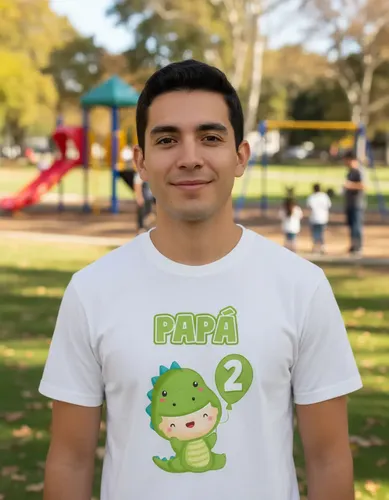 Kit Familiar 3 Playeras Personalizadas Cumpleaños Dinosaurio