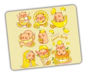 D_773875-MLM94470127998_102025-O.jpg Mouse Pad Capibara Con Limones