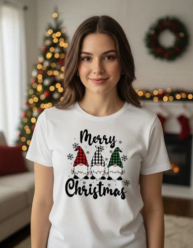 Playera Duendes Navidad Merry Christmas