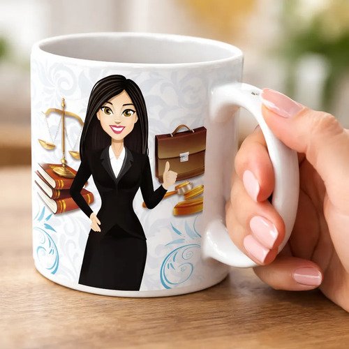 D_779420-MLA108262539749_032026-O.jpg Taza Personalizada Abogado O Abogada 325 Ml 11 Oz