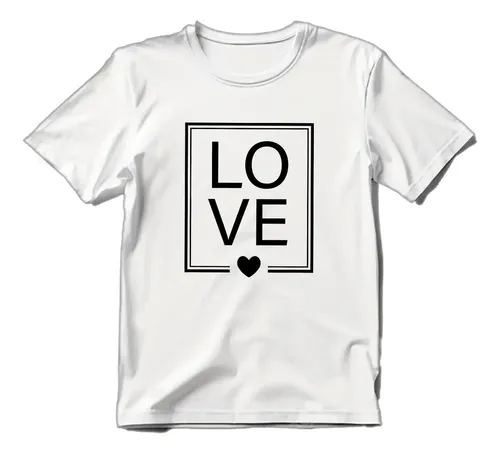 Playera Blanca Love