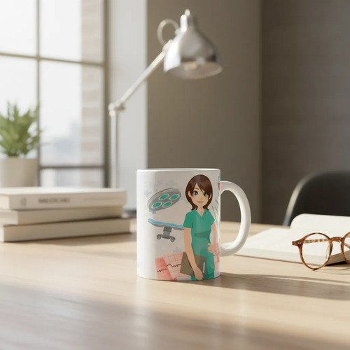 D_786480-MLA107536730618_032026-O.jpg Taza Personalizada De Cirujana 325 Ml 11 Oz