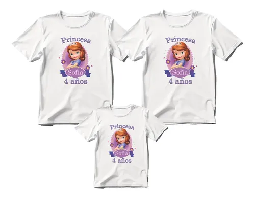 D_787099-MLM107133157706_022026-O.webp Kit 3 Playeras Personalizadas Princesa Sofia Cumpleaños