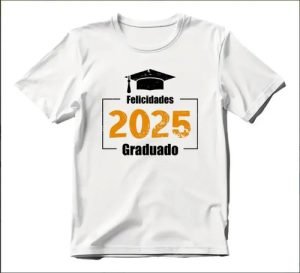 D_787498-MLM85091515373_052025-O.jpg 4 Playeras De Graduacion 2025 Unisex