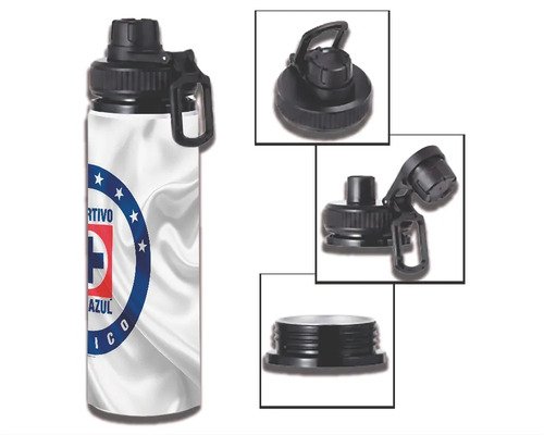 Botella De Agua Cruz Azul 750ml Aluminio
