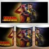 Taza Deadpool 3 Wolverine Ceramica 355 Ml