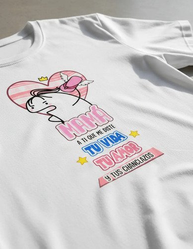 D_793599-MLM94824543434_102025-O.jpg Playera Mamá Eres Unica/flork/dia De Las Madres