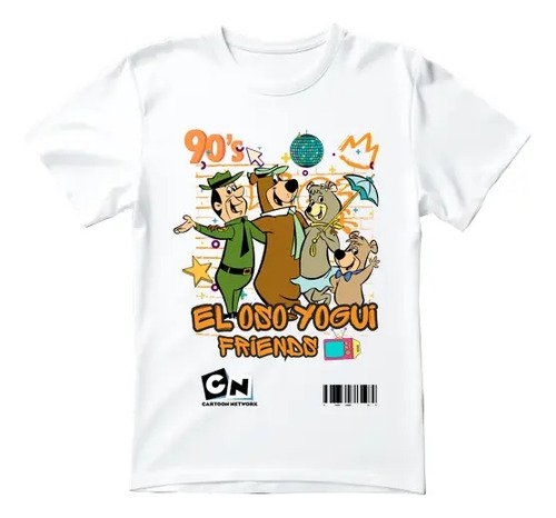 D_797445-MLM79275944142_092024-O.jpg Playera Del Oso Yogui De Los 80s Unisex