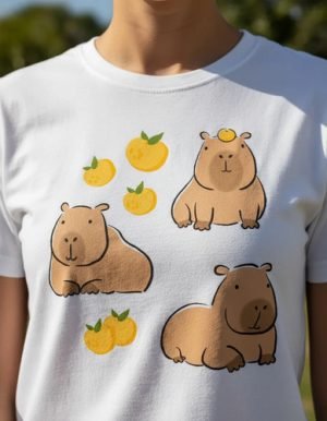 Playera Capibara Con Limones