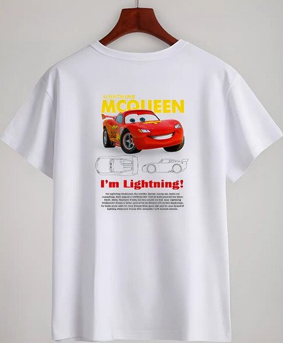 D_798335-MLM87070873668_072025-O.jpg Playera Pareja Duo Cars Rayo Mcqueen Y Sally