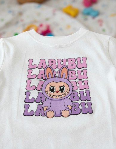 D_799532-MLM93592439299_092025-O.jpg Playera De Labubu Infantil Varios Diseños