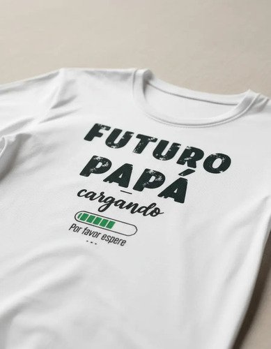 D_799574-MLM94092173199_102025-O.jpg Kit 2 Playeras Anunciar Embarazo Futura Mamá Papá Cargando