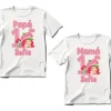 Kit 2 Playeras Rosita Fresita Cumpleaños Personalizadas