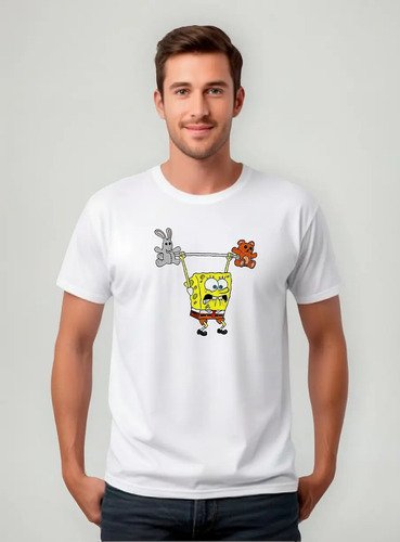 D_804520-MLM89510580592_082025-O.jpg Playera Bob Esponja Gym