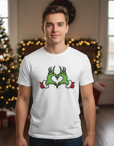 D_805917-MLM97012535202_112025-O.webp Playera Grinch Corazon Navidad