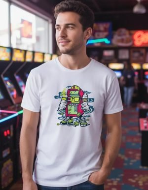 Playera Maquinita Arcade Clásica Retro Gamer Unisex 80s