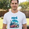 Combo 3 Playeras Y Pañalero Cars Mamá Papá Hermana Y Bebe
