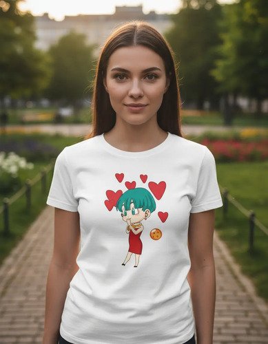 Duo Playeras De Vegeta Y Bulma San Valentin Unisex