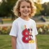 Playera Mickey Mouse Numeros Del 1 Al 10 Cumpleaños Infantil
