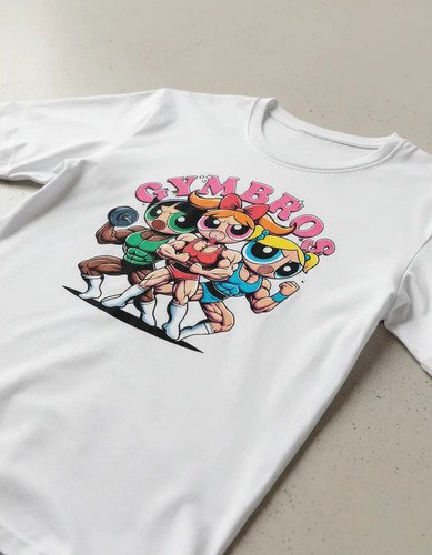 D_813988-MLM93667630264_102025-O.jpg Playera Gymbros Chicas Super Poderosas