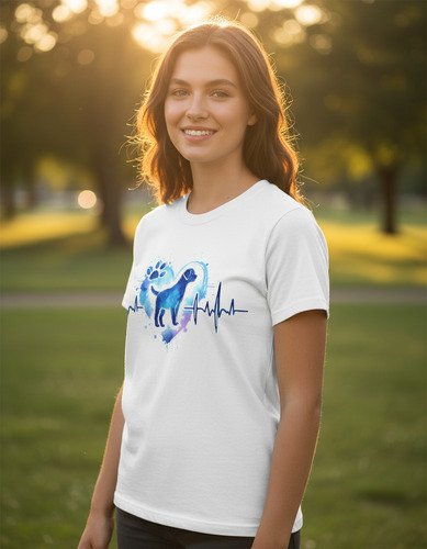 Playera Latidos Perrito Unisex