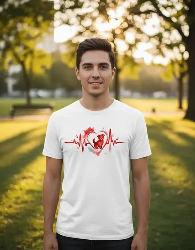 Playera Latidos Perrito Unisex