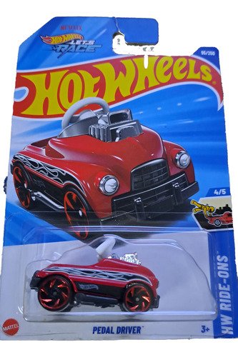 D_830910-MLM100107706614_122025-O.jpg Pedal Driver Rojo Treasure Hunt Hw Ride-ons Hotwheels