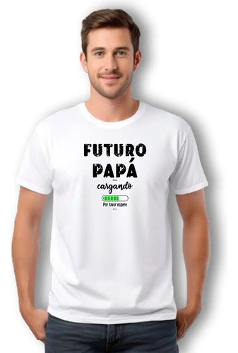 Kit 2 Playeras Unisex + 1 Pañalero Anunciar Embarazo