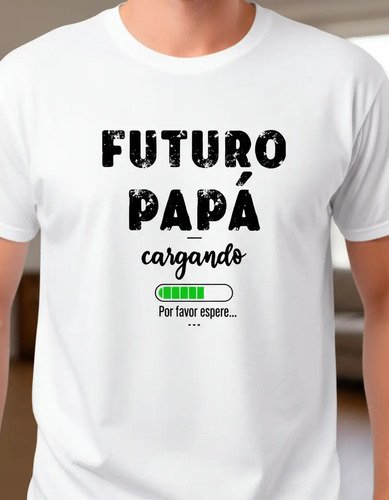 2 Playeras Personalizadas Futuros Papás