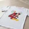 Playera Mickey Mouse Numeros Del 1 Al 10 Cumpleaños Infantil