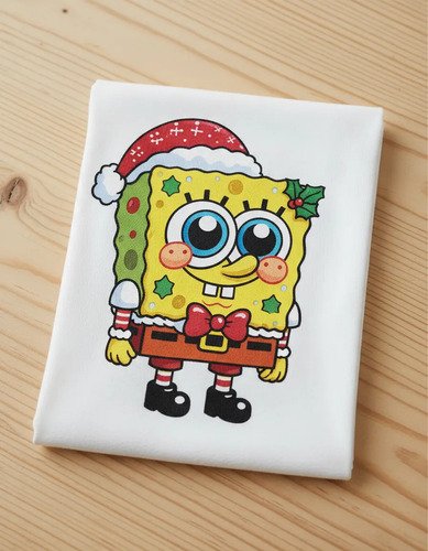 D_836716-MLM98155331573_112025-O.jpg Playera Bop Esponja Navidad