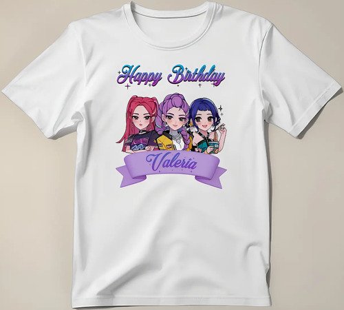 D_839032-MLM89743577075_082025-O.jpg Playera De Huntrix Cumpleaños