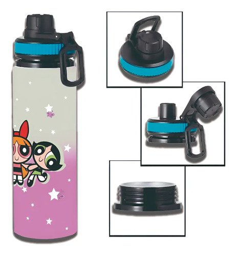 D_841022-MLM88927578853_072025-O.jpg Botella De Agua Aluminio Las Chicas Superpoderosas